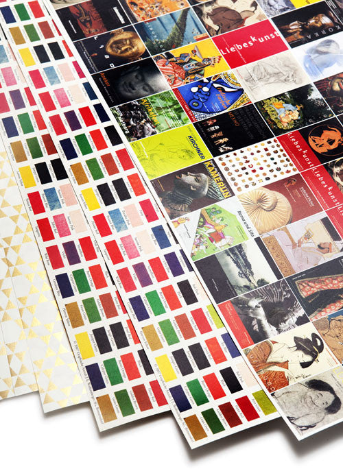 Geschenkpapier Gold / Farbmuster / Poster